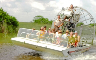 łodzie w Everglades