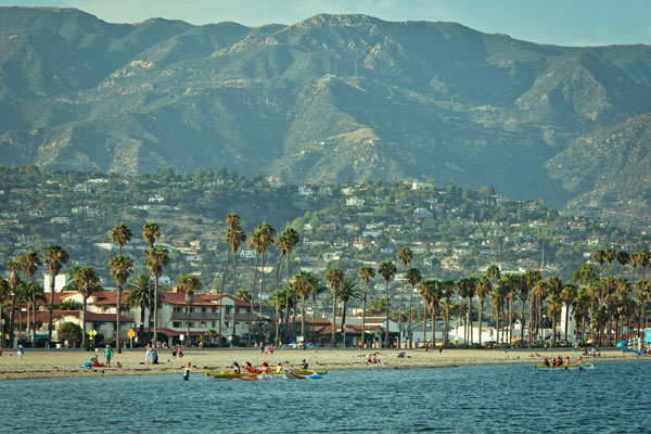 plaża w Santa Barbara