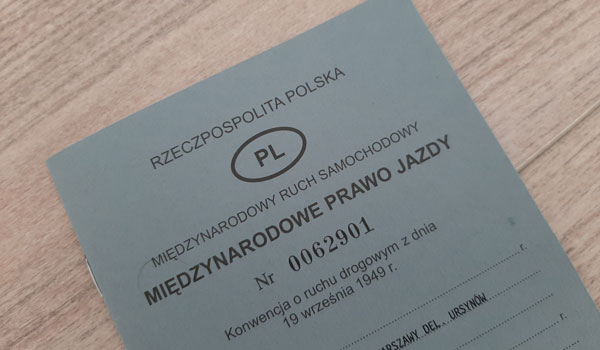 mi€dzynarodowe prawo jazdy