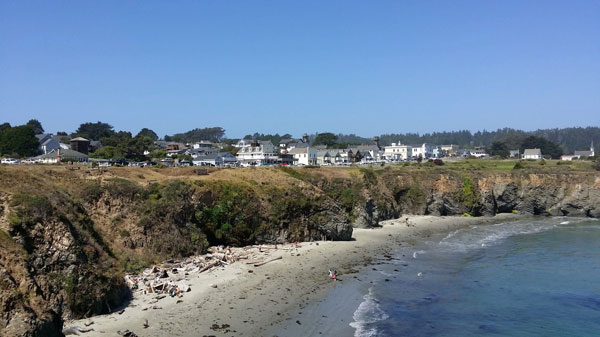 plaża Mendocino