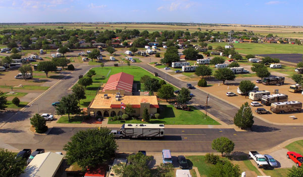 Parking kamperów Big Texan