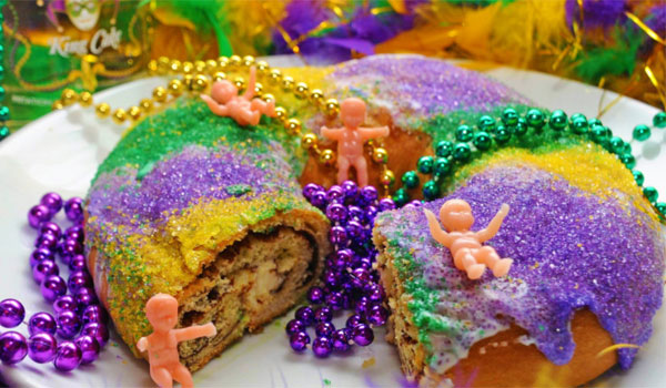 Kings Cake Mardi Gras Nowy Orlean