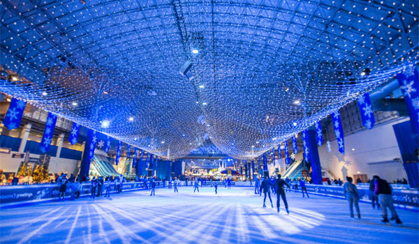 Navy Pier lodowisko Chicago