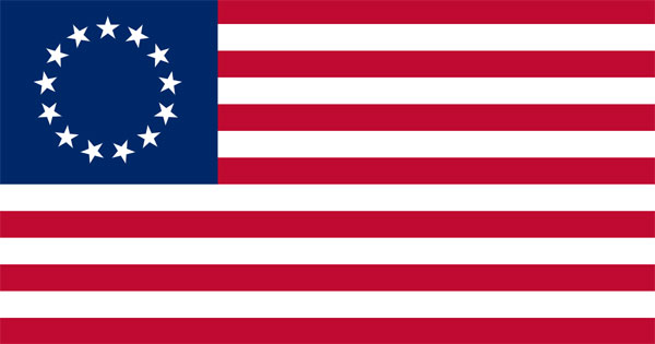 pierwsza flaga USA