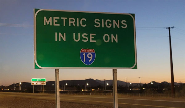Interstate 19 metric