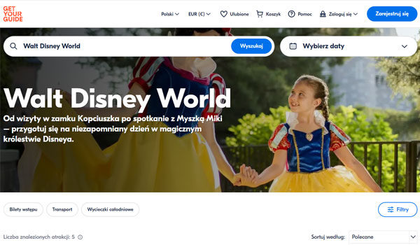 Walt Disney Orlando Get Your Guide